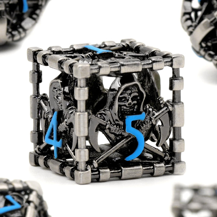 DND WürfelSet Rollenspiel, Polyedrische Dice Set D&D Würfel Set Metall für Brettspiel Dungeons and D