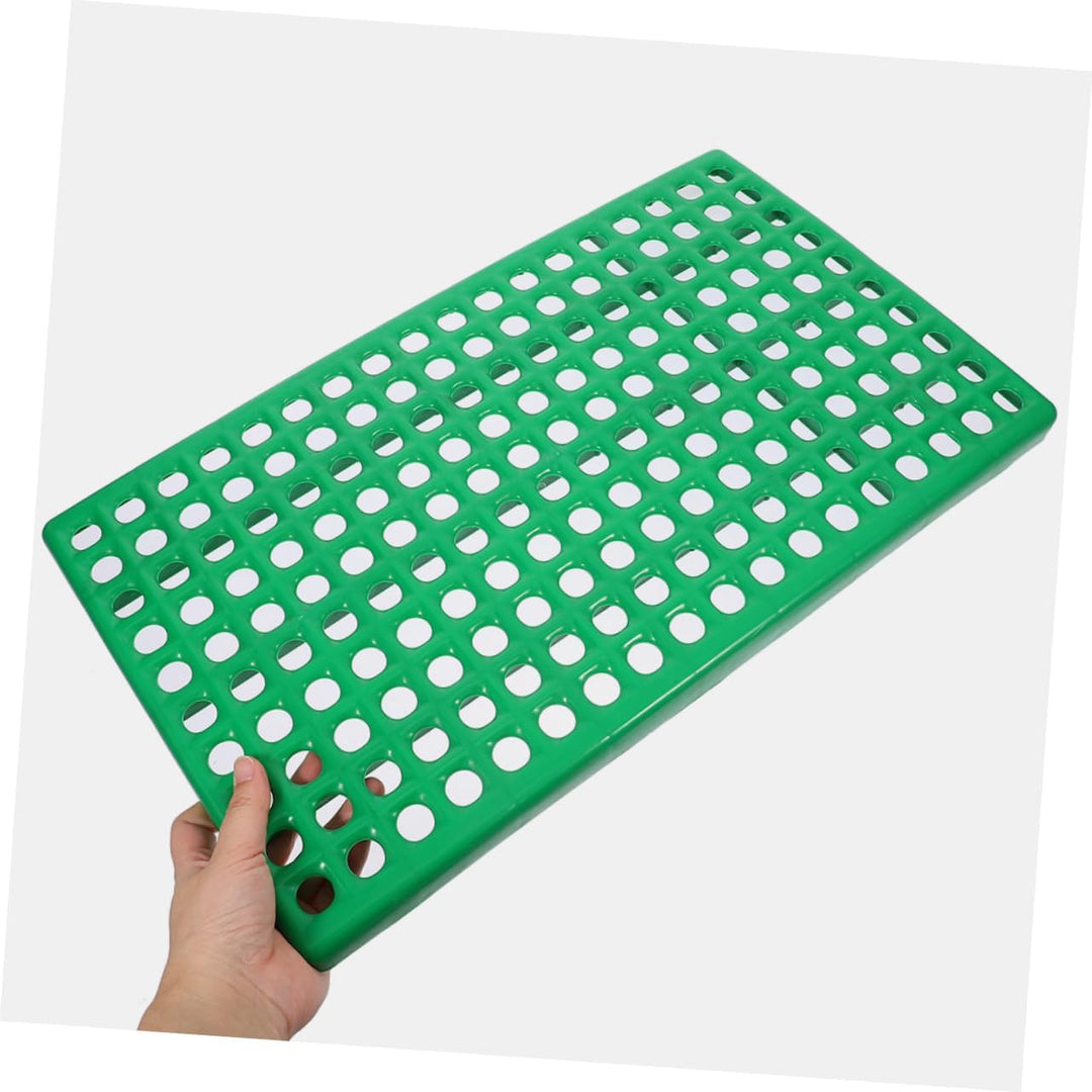 2 STÜCK Kaninchenkäfig Bodenplatten aus Abs Kunststoff mit Runden Lüftungslöchern Langlebige Stabile
