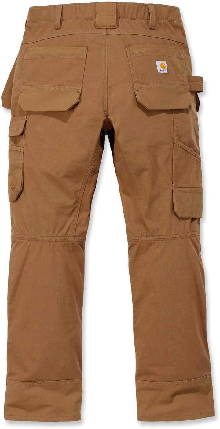 Carhartt Herren Steel Rugged Flex Relaxed Fit Double Front Multi-Pocket Work Pant 30W / 28L Brown, 3