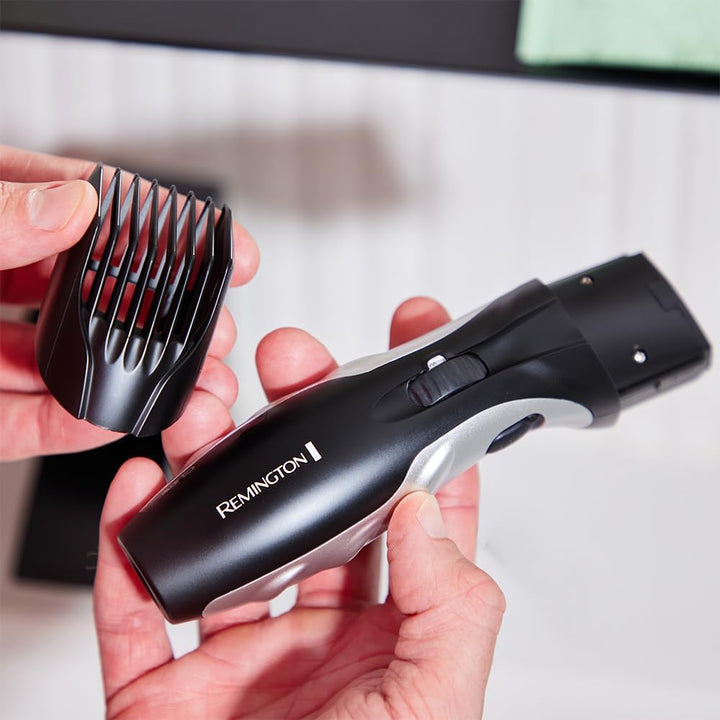 Remington Barttrimmer Herren Set MB320C (keramikbeschichtete Klingen, 9 Längeneinstellungen, Netz-/A