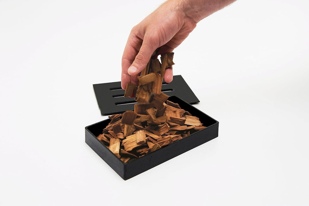 GrillPro 00150 Räucherbox aus Gusseisen, Gusseisen