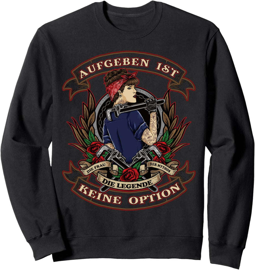 Aufgeben ist keine Option Damen Frauen-Power Sweatshirt