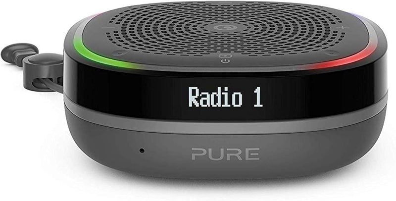Pure StreamR Splash Outdoor DAB+/FM Smart Radio mit Alexa-Sprachsteuerung und Bluetooth (Wasserfest