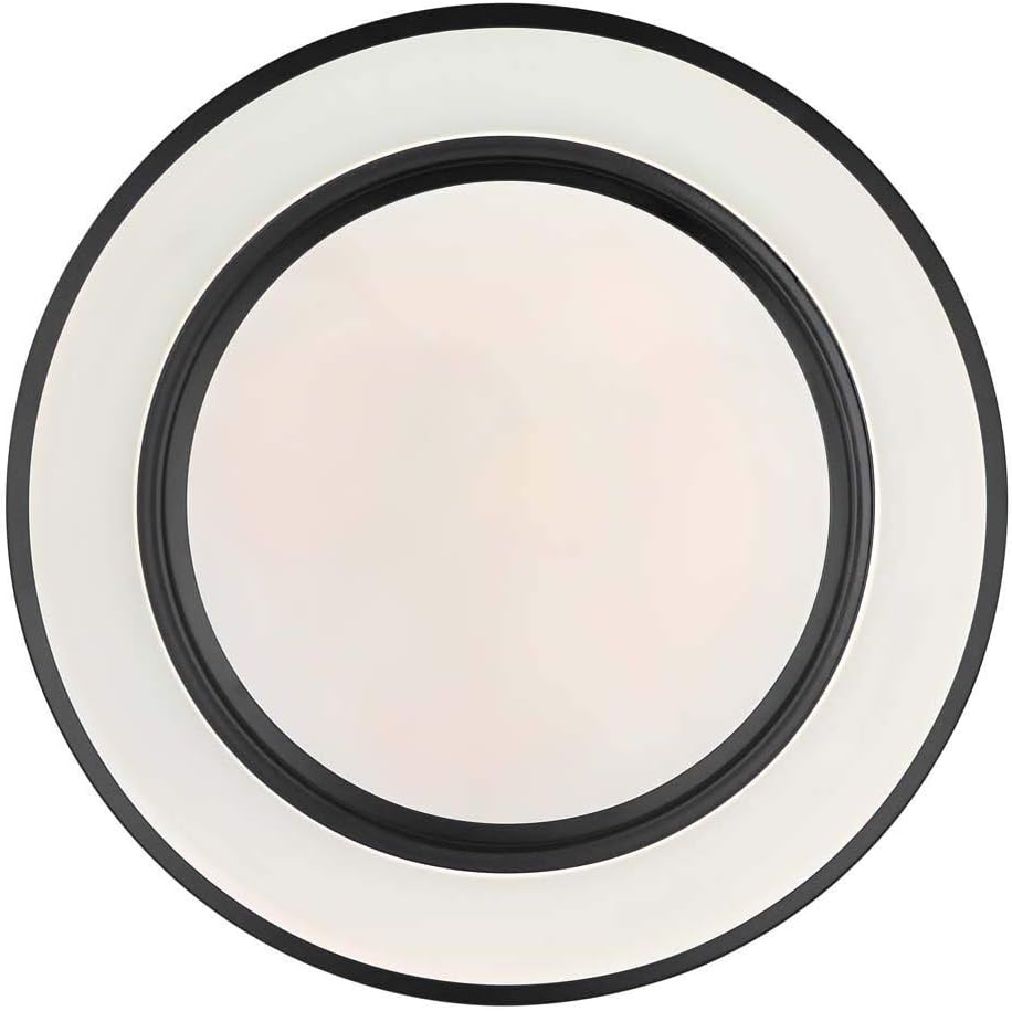 Globo LED Deckenleuchte Wohnzimmer schwarz 24 Watt 1x LED á 24W inkl. Farbwechsler Memory Funnktion