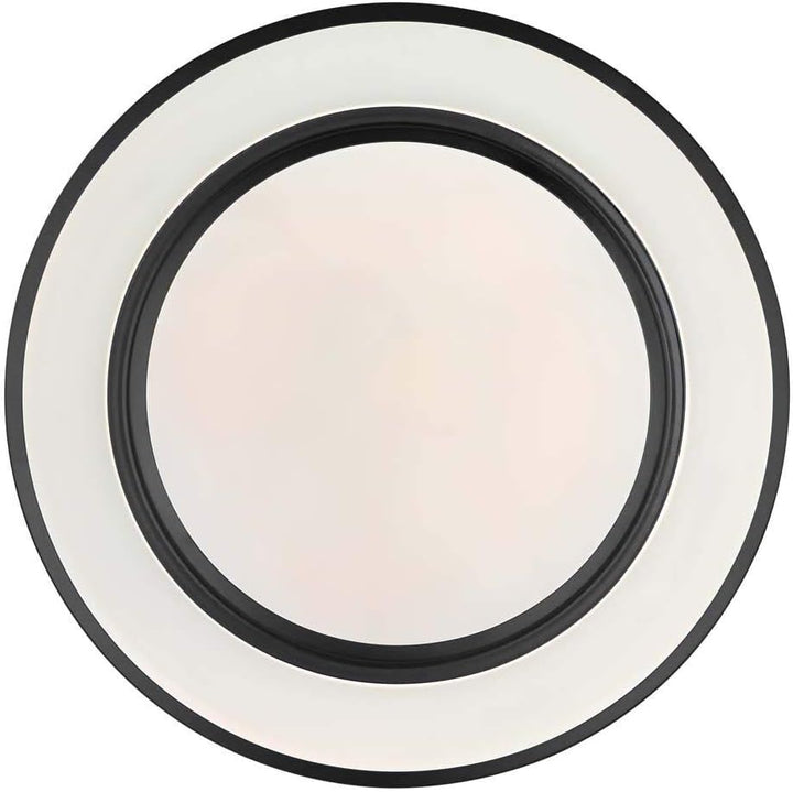 Globo LED Deckenleuchte Wohnzimmer schwarz 24 Watt 1x LED á 24W inkl. Farbwechsler Memory Funnktion