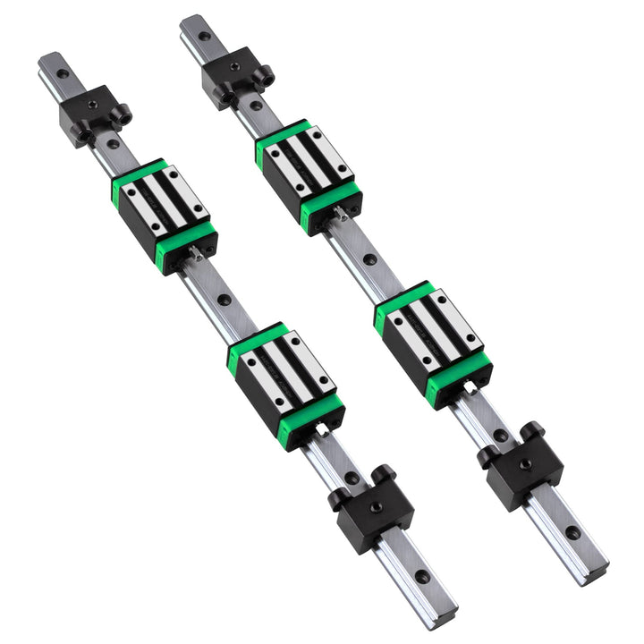 CNCMANS HGH20/HGR20 Linearführung 2 Stücke HGR20 800mm linearschiene mit 4 Stücke Begrenzungsblock u