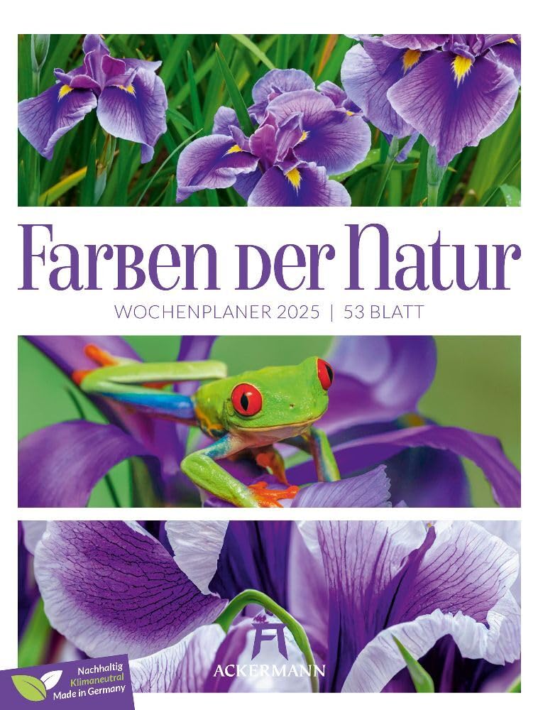 Farben der Natur - Wochenplaner Kalender 2025, Triplet-Wandkalender im Hochformat (25x33 cm) - Woche