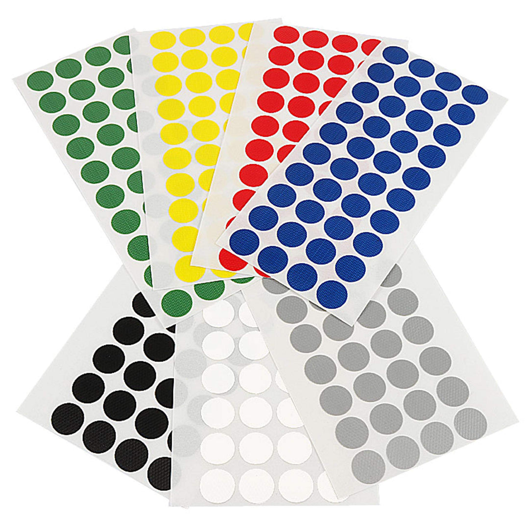 Klebepunkte farbig | PE-beschichtete Markierungspunkte | Farbe, Menge & Durchmesser wählbar | Bunte