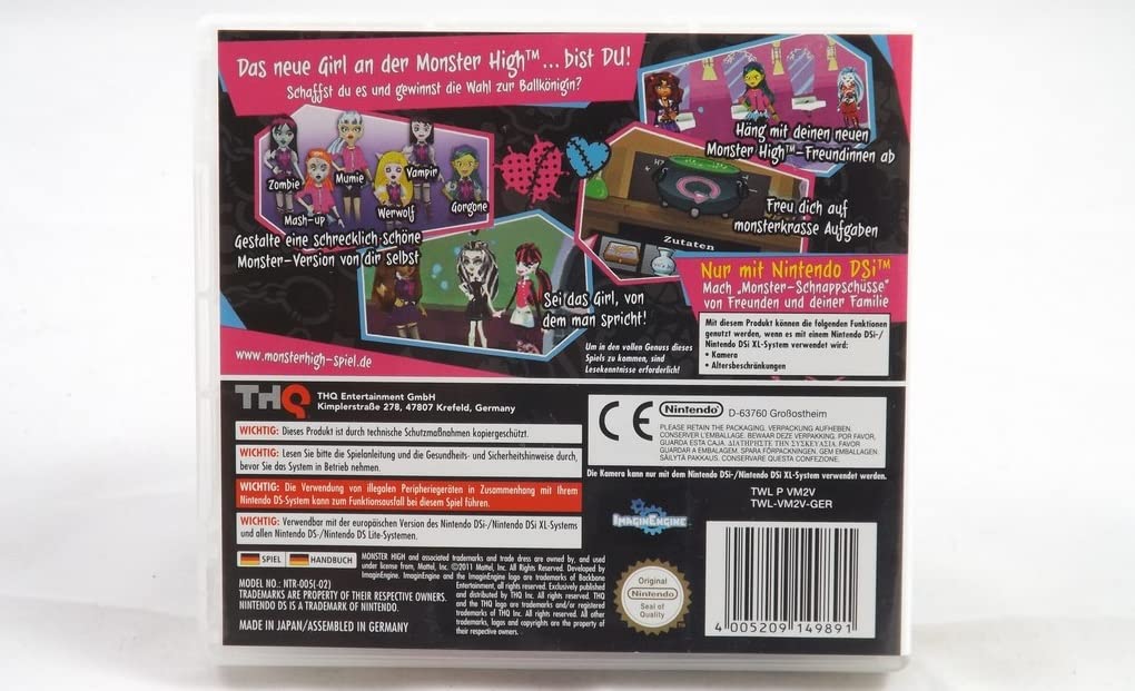 Monster High - Die Monsterkrasse Highschool - Klasse [Software Pyramide] - [Nintendo DS]