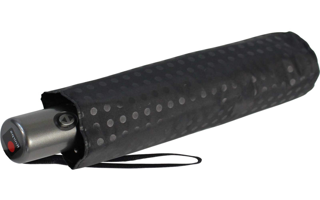 Knirps Regenschirm Slim Duomatic - klein und leicht mit Auf-Zu Automatik - mat Spot, Mat Spot