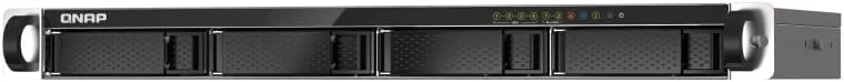 Qnap TS-435XeU-4G Rackmount-NAS 4 Bay Unterstüzt 2,5GbE/10GbE und M.2 NVMe SSD-Caching, Bundle mit 4