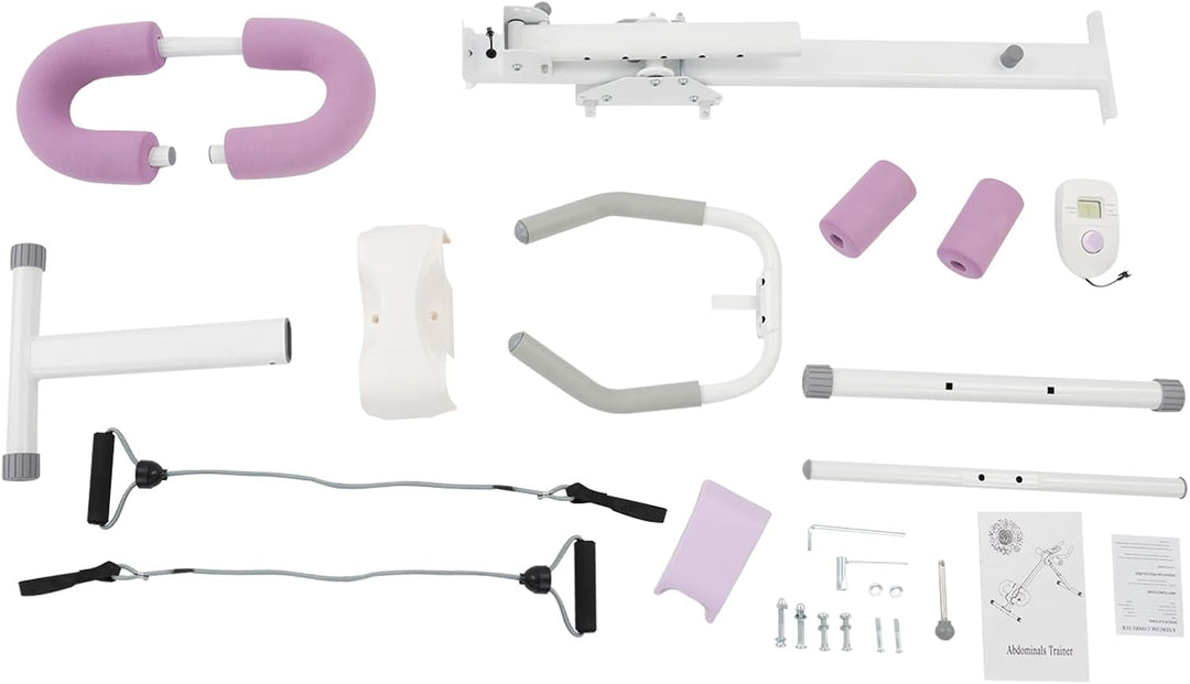 Bauchtrainer für Zuhause, Bauchmuskeltrainer Abdominalmaschine, Klappbar Bauchmuskeltraining Multifu