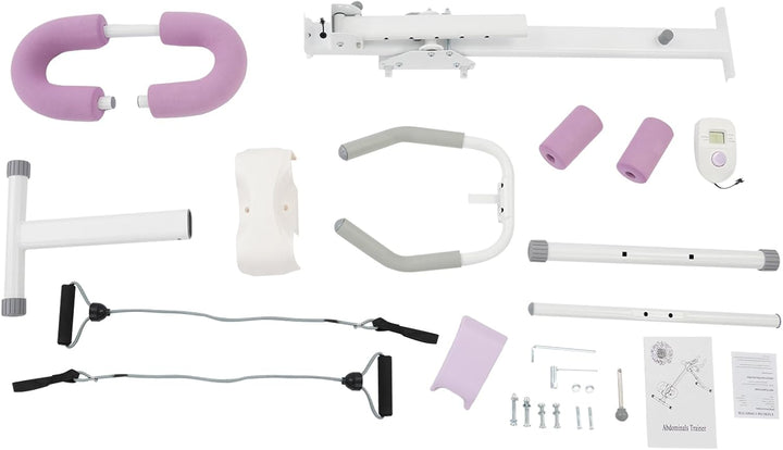 Bauchtrainer für Zuhause Klappbar Bauchmuskeltrainer mit 2 Winkelverstellstufen &amp; 5 Höhenverstellstu