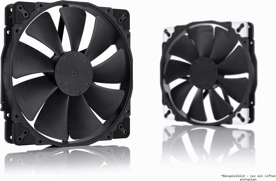Noctua NF-A20 PWM chromax.black.swap, Leiser Premium-Lüfter, 4-Pin (200x30mm, Schwarz)