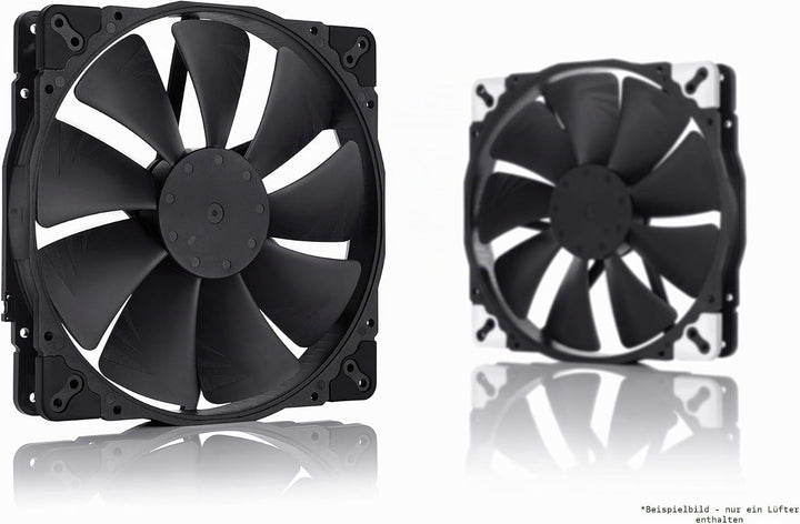 Noctua NF-A20 PWM chromax.black.swap, Leiser Premium-Lüfter, 4-Pin (200x30mm, Schwarz)