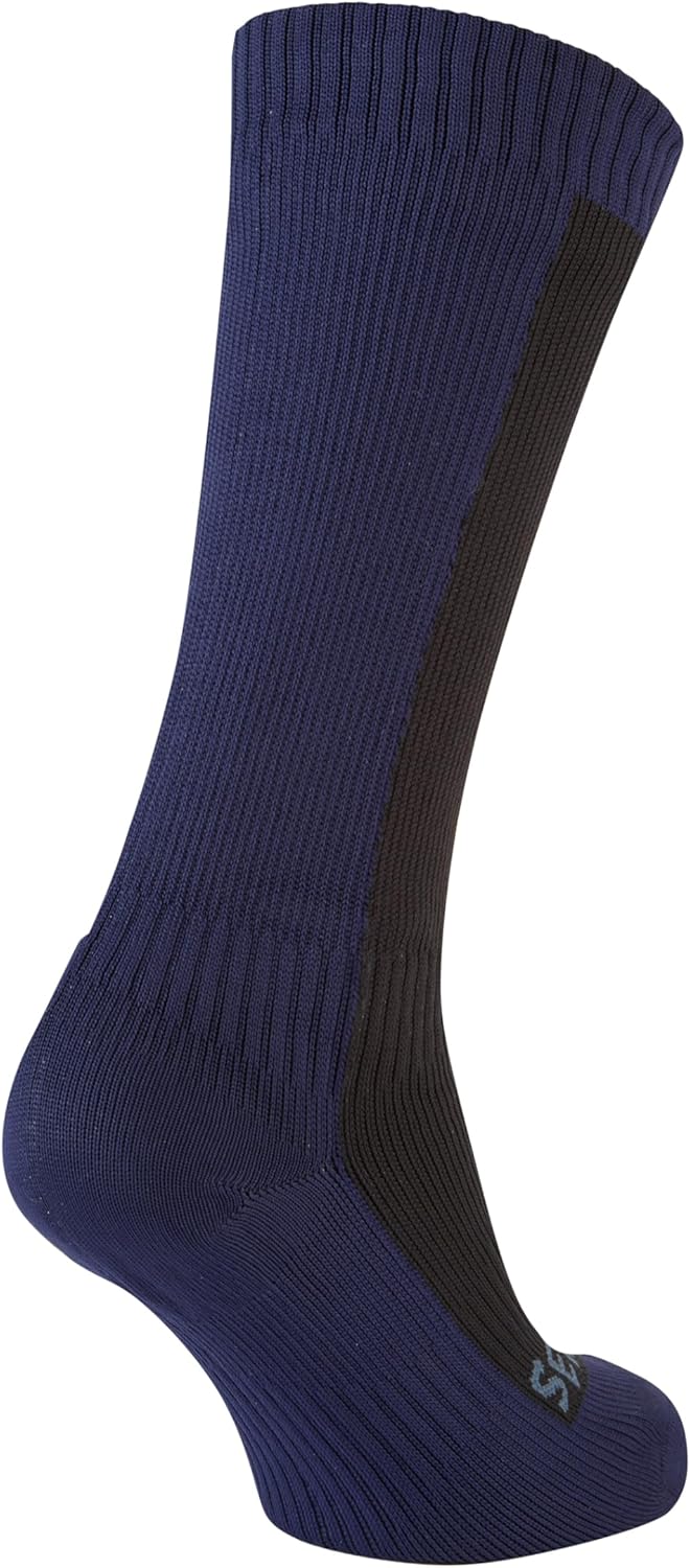 Sealskinz Unisex Kaltes Wasser Wasserdichte Socken Black / Navy Blue S, Black / Navy Blue S