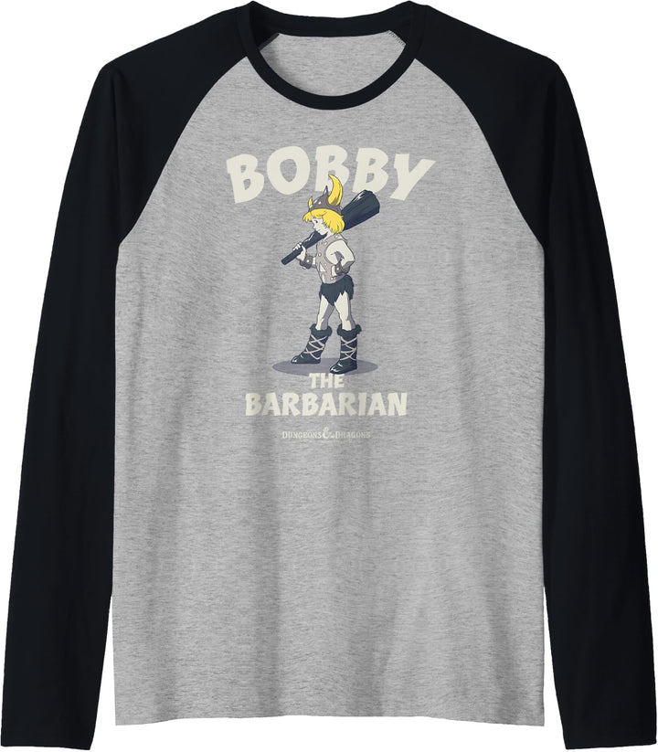 Dungeons &amp; Dragons Bobby The Barbarian Portrait Raglan