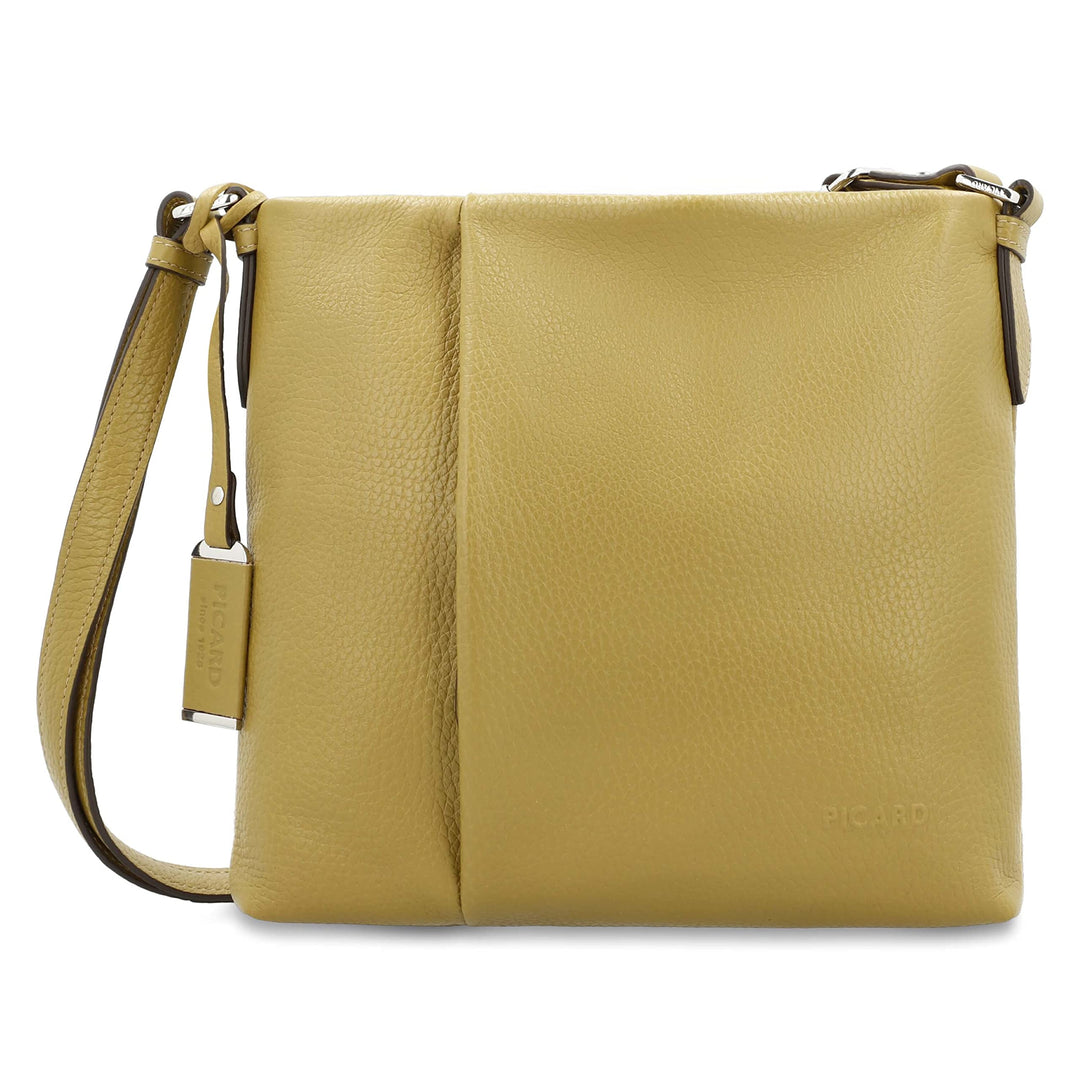 Picard Damen Schultertasche PURE aus Echtleder Mittel | mit Reissverschluss | Schultertasche | Allta