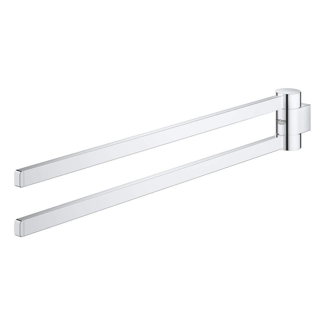 Grohe 41063000 Selection | Accessoires-Wannengriff | supersteel | 41064DC0 Chrom Handtuchhalter, sch