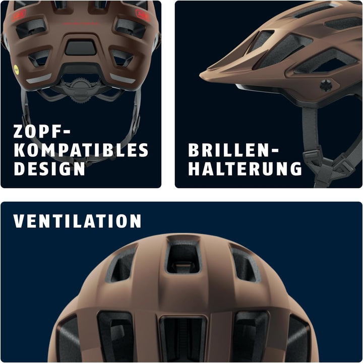 ABUS MTB-Helm Moventor 2.0 MIPS - Fahrradhelm mit Aufprallschutz für den Geländeeinsatz - All-Mounta