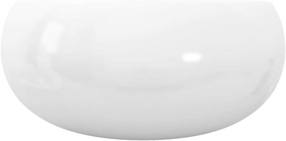 vidaXL Waschbecken Keramik Weiss 40x15cm Waschtisch Waschplatz Waschschale, Weiss