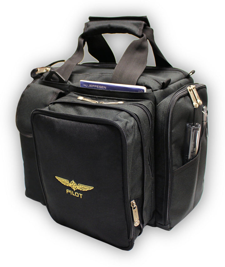 Design4Pilots - Pilotentasche "Crosscountry" für Überlandflüge und Tagesausflüge, schwarz