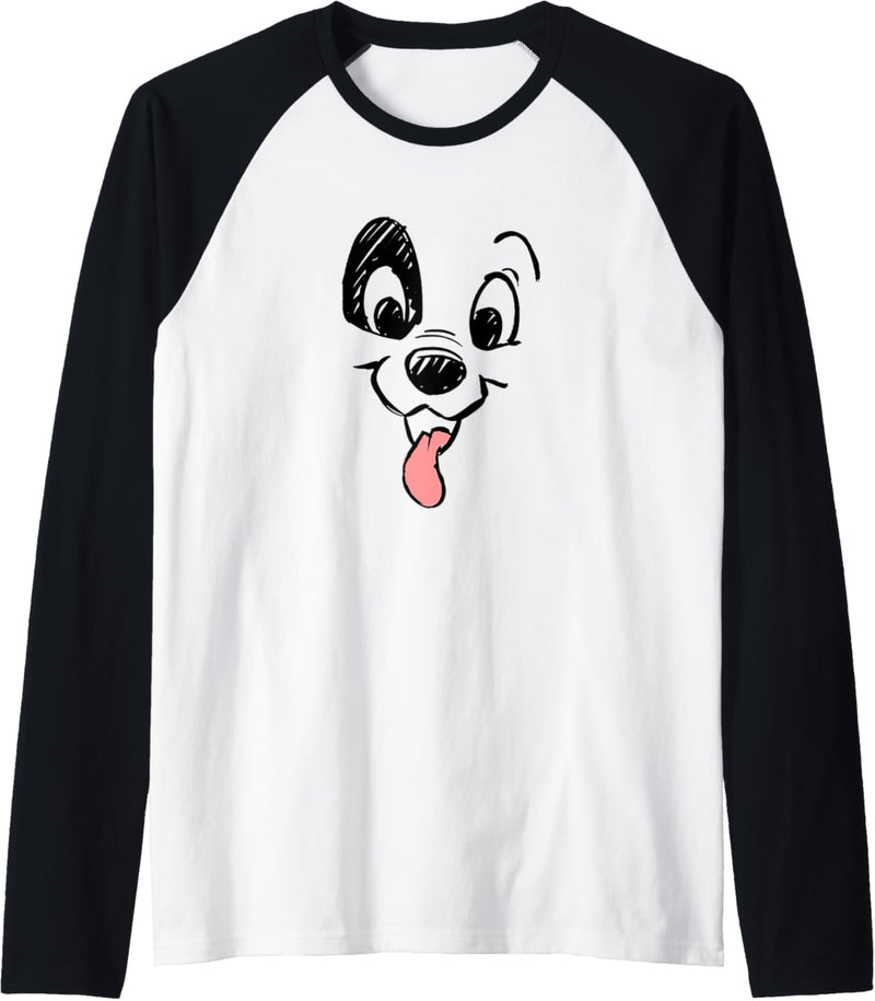 Disney 101 Dalmatians Big Puppy Face Raglan