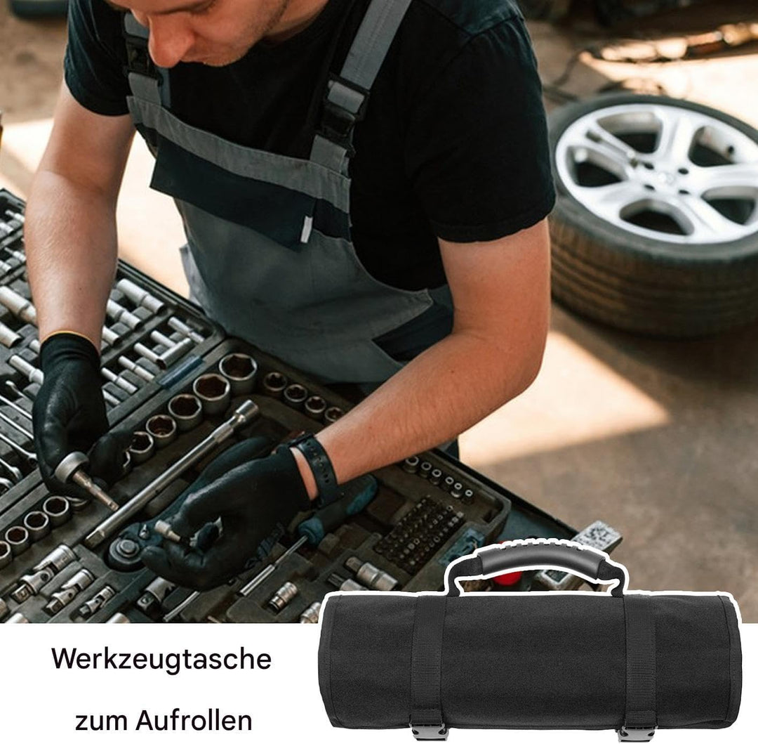 Roll -up -Symbollbag Organizer, Werkzeugrollenbeutel Organizer | Verdickte faltbare wasserbeständige