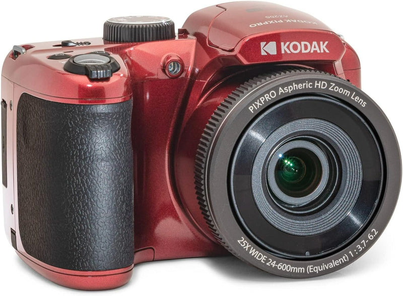 KODAK PIXPRO Astro Zoom AZ255-RD 16MP Digitalkamera mit 25-fachem optischen Zoom, 24 mm Weitwinkel,