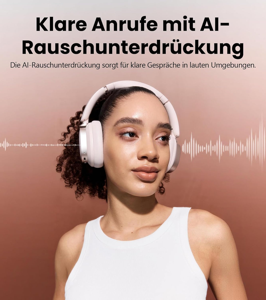 Edifier ES850NB Kabellose Over-Ear-Kopfhörer mit Geräuschunterdrückung, Hi-Res Audio Wireless, LDAC,