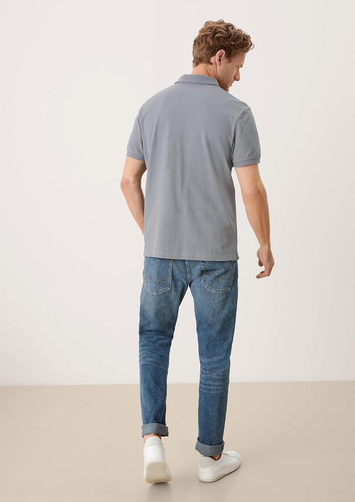 s.Oliver Herren Polohemd, Grau