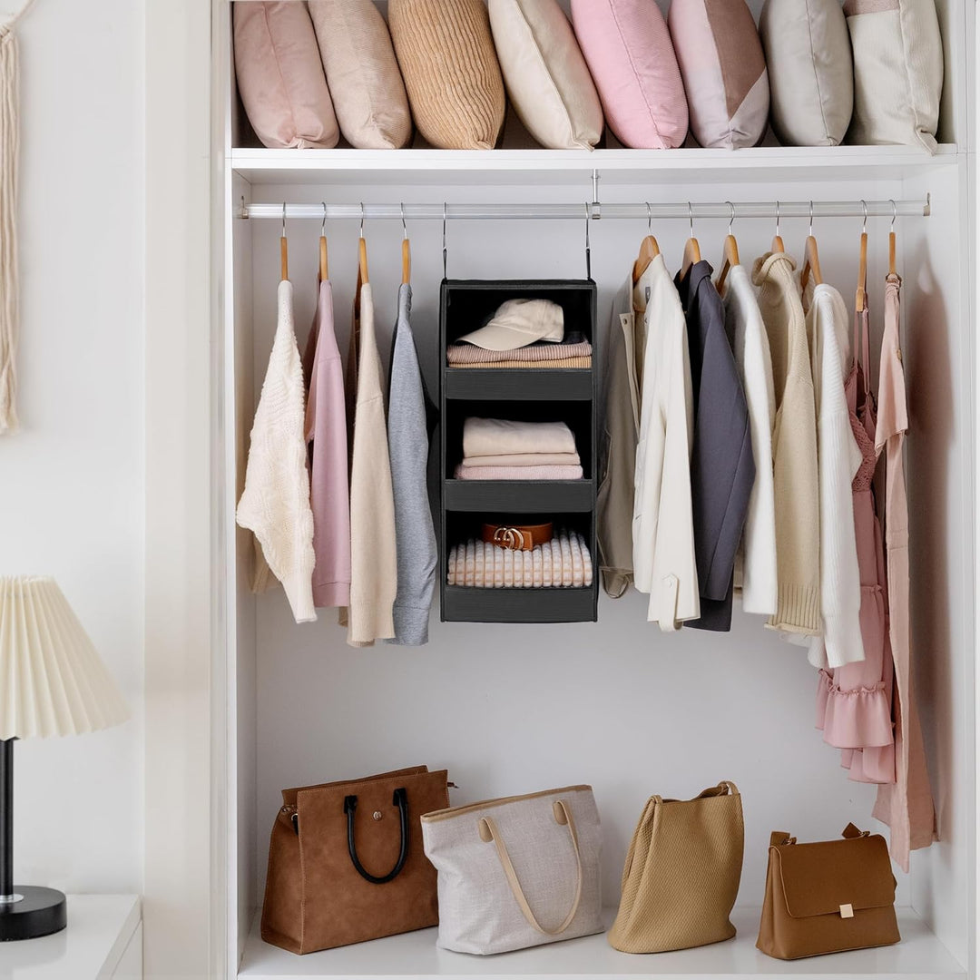 GRANNY SAYS Hängeregal Schrank mit 3 Fächern, 1 Stück Hängeaufbewahrung Kleiderschrank Organizer hän