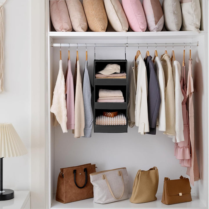 GRANNY SAYS Hängeregal Schrank mit 3 Fächern, 1 Stück Hängeaufbewahrung Kleiderschrank Organizer hän
