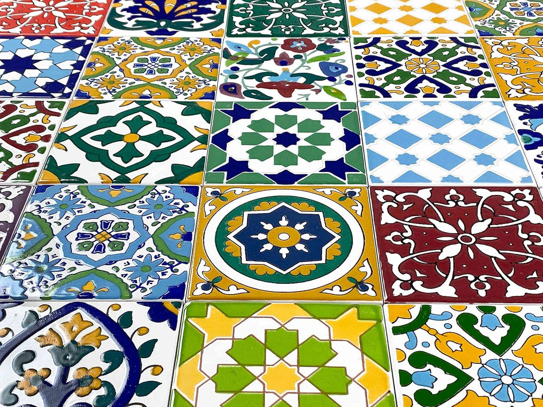 Cerames Orientalische Marokkanische Keramikfliesen Pazzo - dekorative Mosaikfliesen für das Badezimm