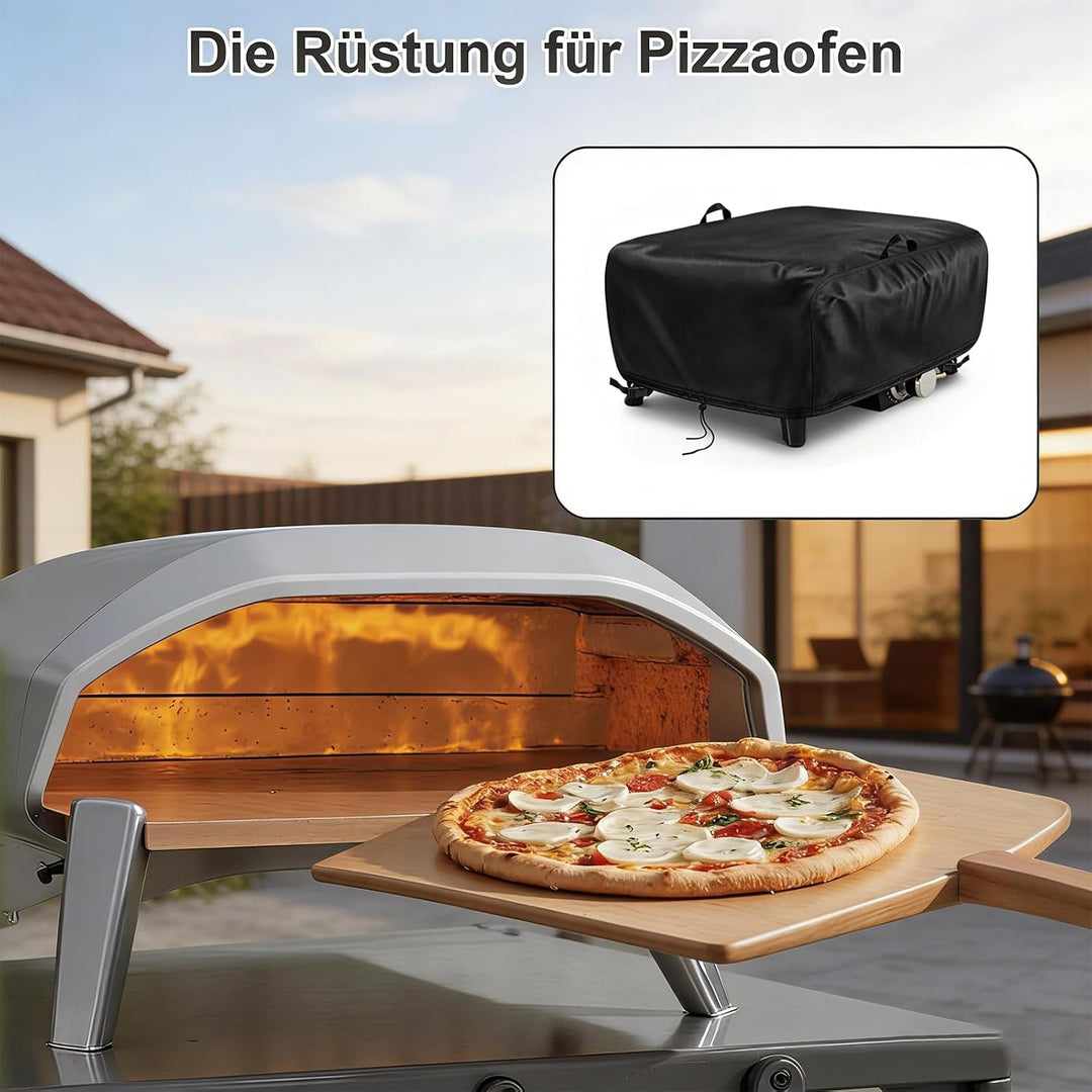 Pizzaofen Abdeckung für Cozze 90349 13 Zoll Gas Pizza Ofen, Schwarz
