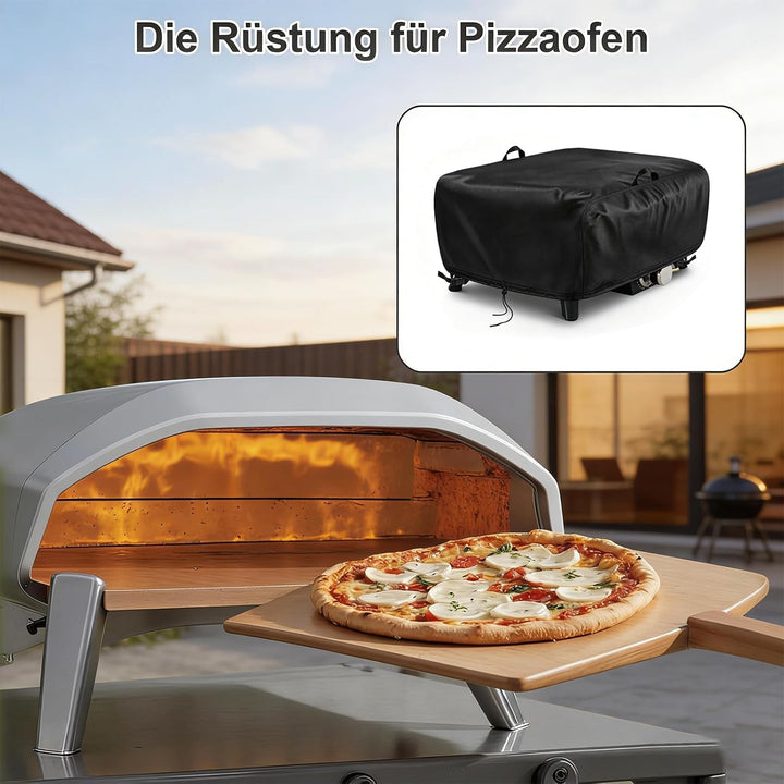 Pizzaofen Abdeckung für Cozze 90349 13 Zoll Gas Pizza Ofen, Schwarz