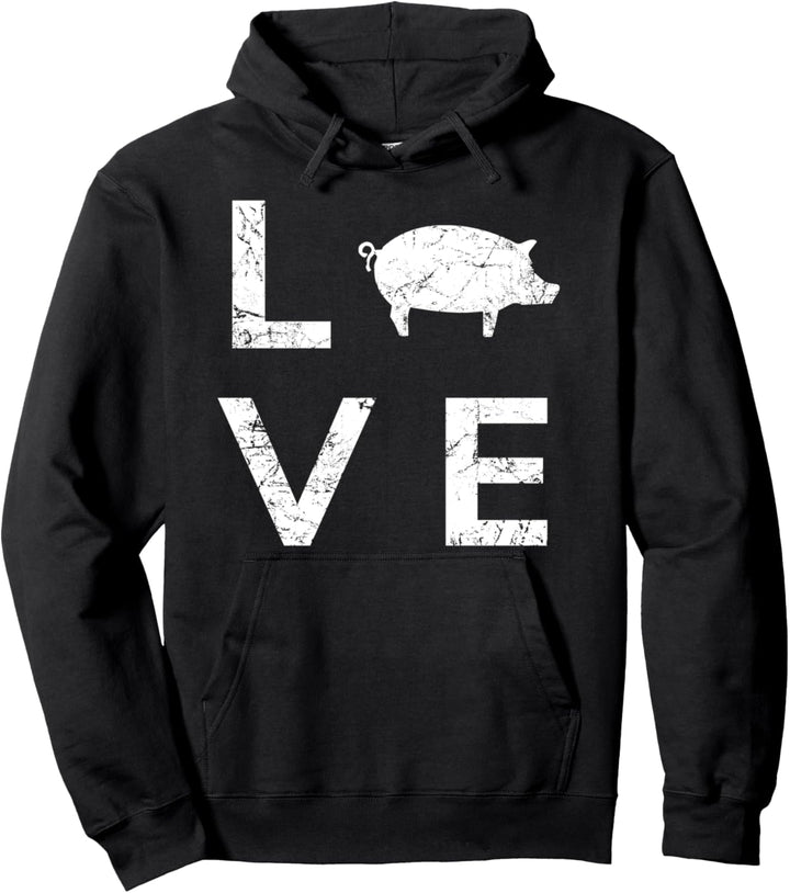 Schweine Landwirt Bauer Landwirtschaft Schweine-Züchter Pullover Hoodie