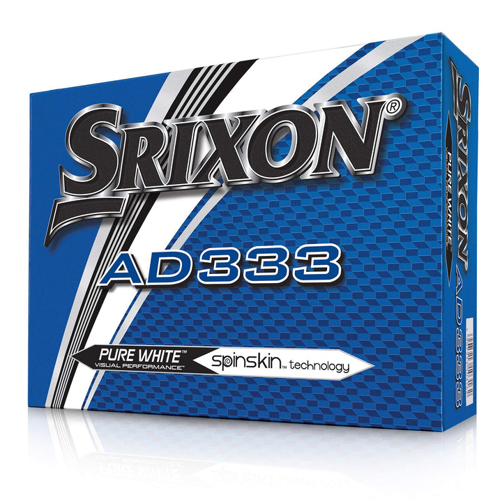 Srixon AD333 Golfbälle (ein Dutzend) (Version 2017/18) Weiss (Soft White), Weiss (Soft White)