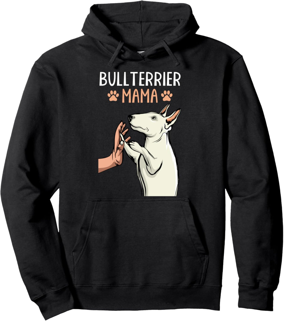 Bullterrier Mama Bull Terrier Hunde Liebe Frauchen Pullover Hoodie