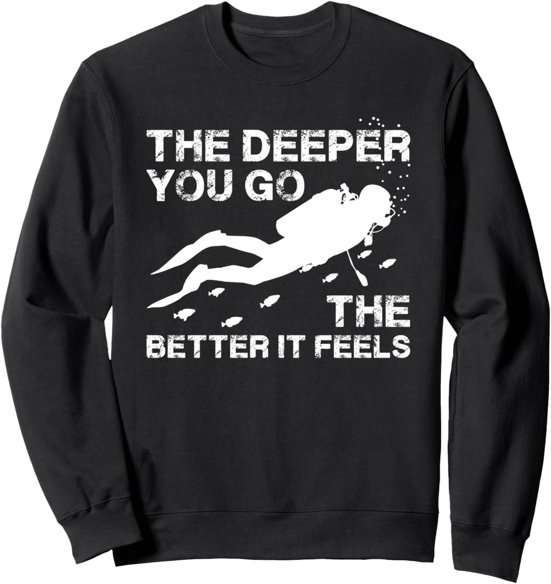 Taucher Tauchen Tiefseetauchen Gerätetauchen Geschenk Sweatshirt