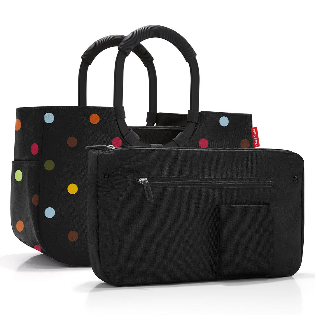 reisenthel loopshopper M – Stabile Tasche mit praktischen Fächern aus recycelten PET-Flaschen – Eleg