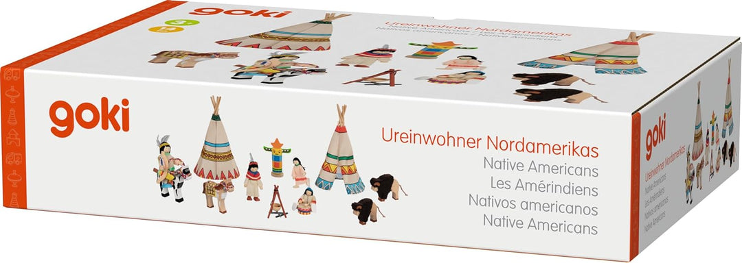 TOYS pure Indianerlager, 4 Biegepuppen