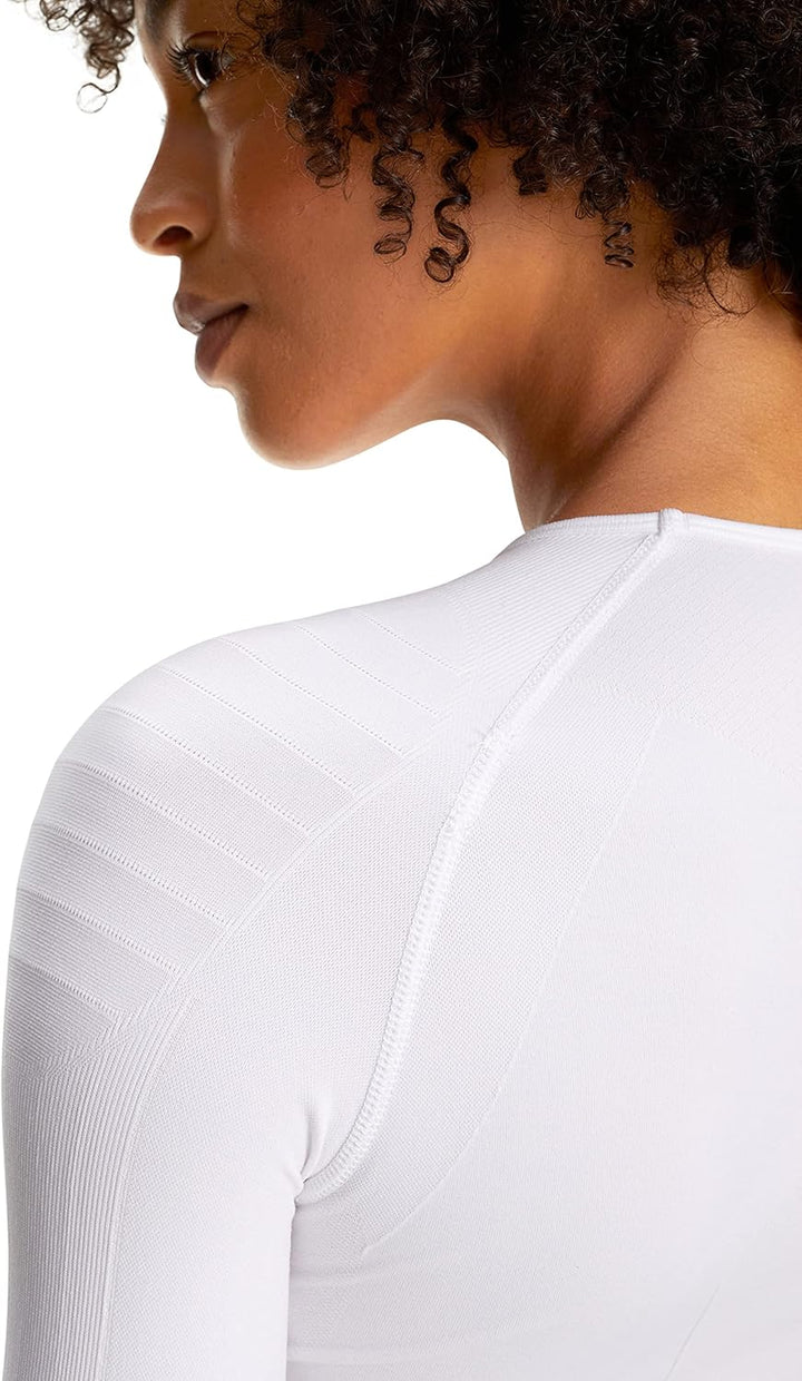 FALKE Damen Warm Round Neck Funktionsshirt Langarmshirt für milde bis kalte Temperaturen warme Sport