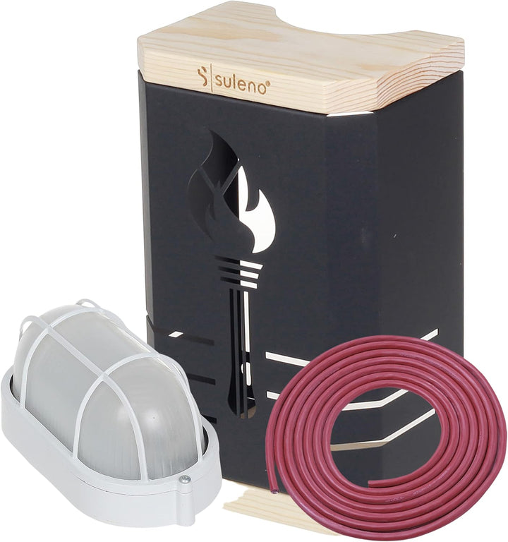 SULENO - Sauna Leuchte KJELL, Saunalampe, Saunaleuchte, Saunazubehör, modern, hitzebeständig, Sauna