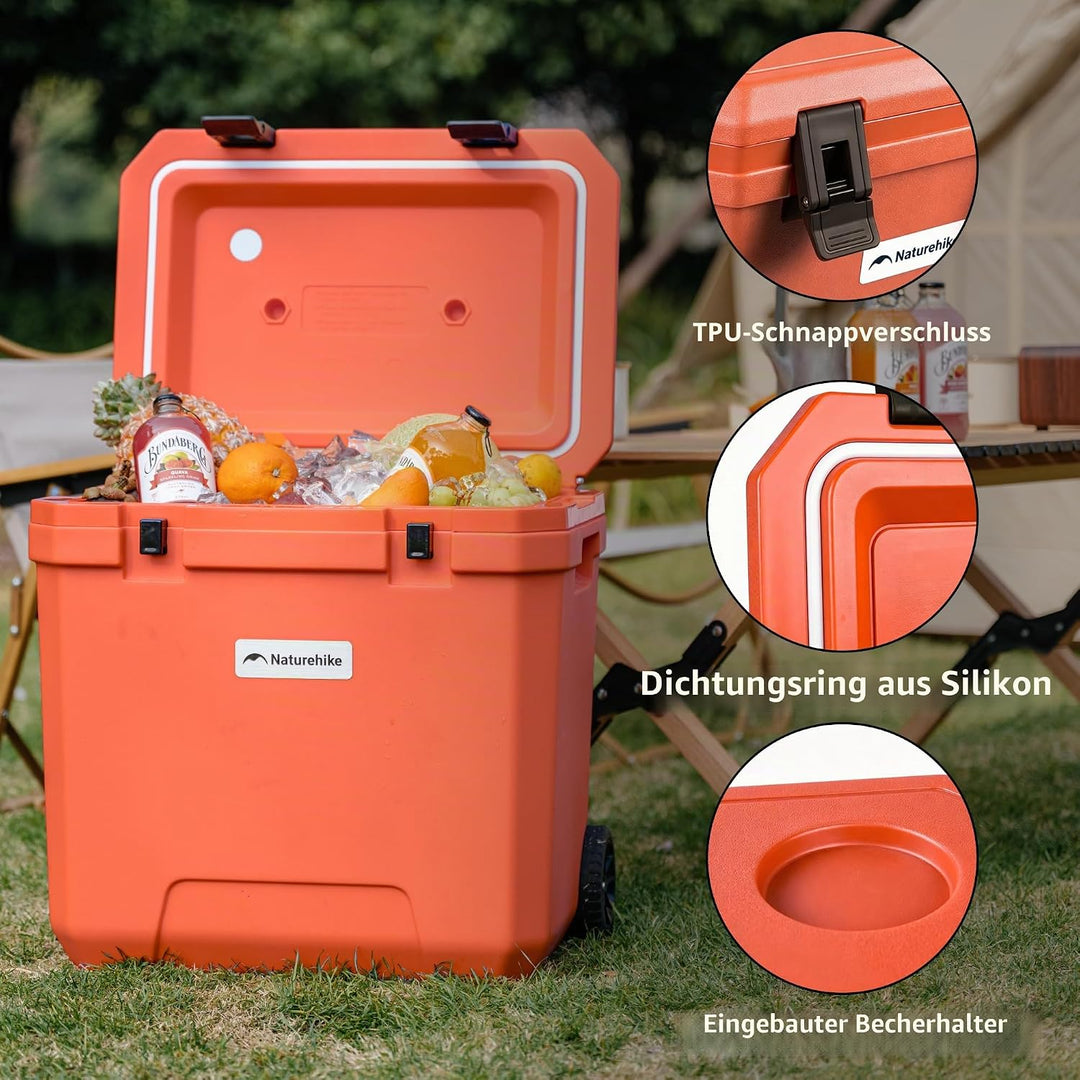 Naturehike Kühlbox 17 Liter/24 Liter/36 Liter Thermobox hochwertige PU Isolierbox 48 Std. Kühlleistu