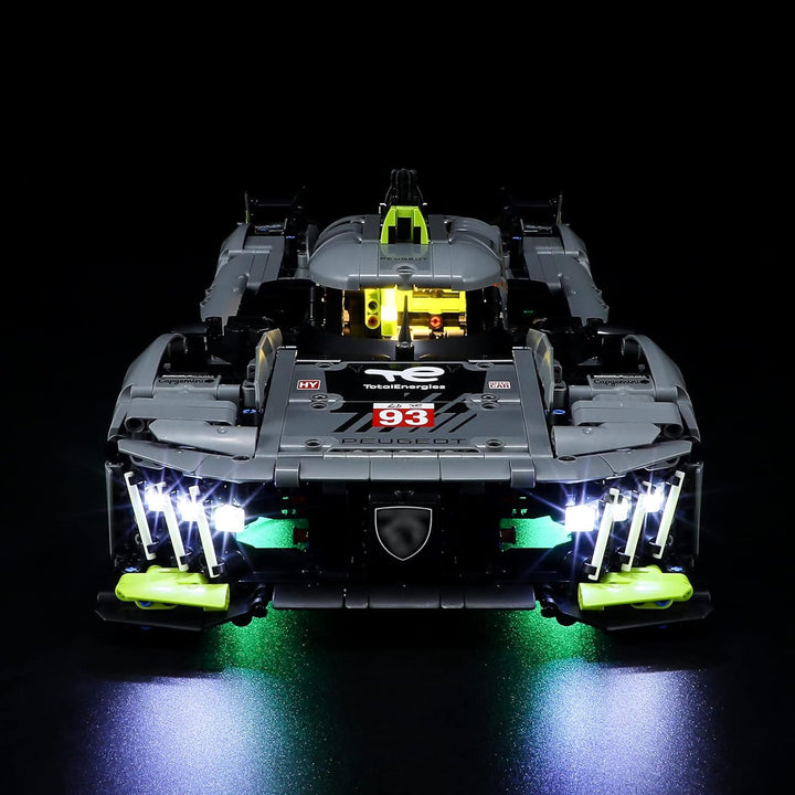 LIGHTAILING Led Licht für Lego- 42156 Peugeot 9X8 24H Le Mans Hybrid Hypercar – Beleuchtungsset Komp