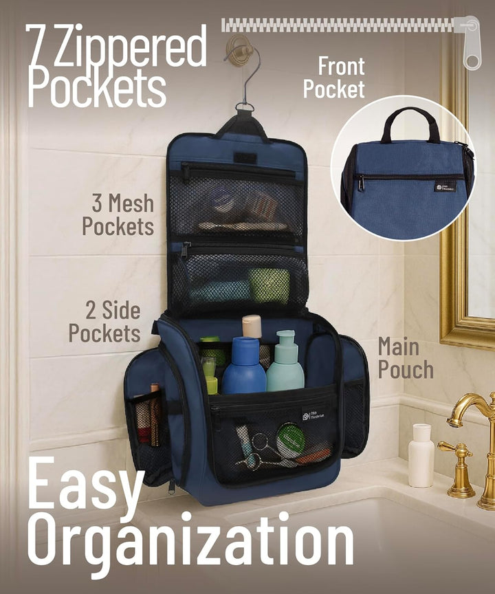 D&D - Kulturbeutel zum Aufhängen – Designer-Reise-Organizer für Make-up und Toilettenartikel für Dam