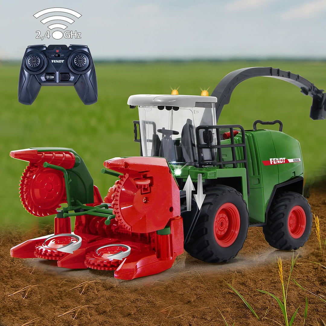 JAMARA 405315 Fendt Katana Feldhäcksler RC 1:24S - Traktor Fendt Spielzeug, Ferngesteuert RC Traktor