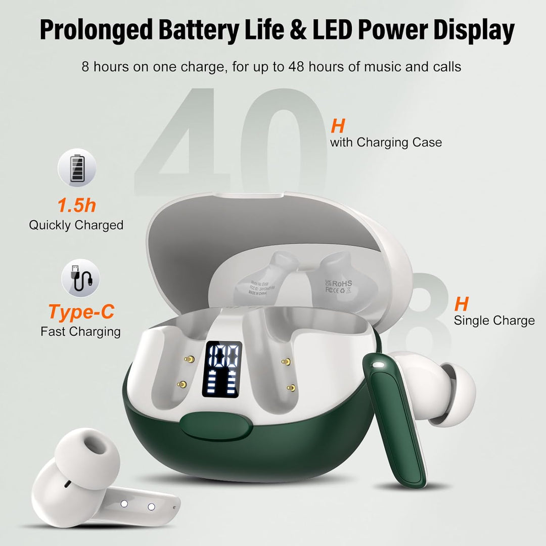 AI Kopfhörer Übersetzer, 3-in-1 Sprachübersetzer Kopfhörer 164 Sprachen mit App, 7 Übersetzungsmodi