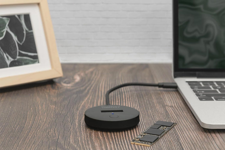 DIGITUS M.2 NVMe/SATA USB-C Docking Station - USB 3.2 Gen2 - 10 Gbit/s - M.2 Formate 2242, 2260, 228